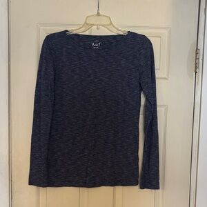 J. Crew Women's Blue Long Sleeve Tee